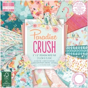 First Edition Premium Paper Pad 6"X6" - Paradise Crush (64/Pkg)
