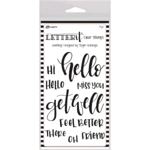 Ranger Letter IT Stamps - Greeting