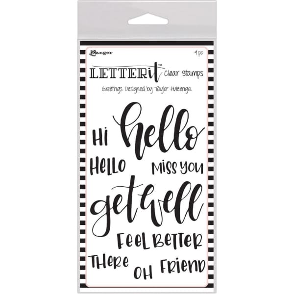 Ranger Letter IT Stamps - Greeting