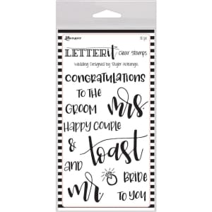 Ranger Letter IT Stamps - Wedding