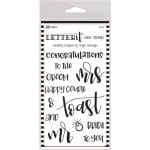 Ranger Letter IT Stamps - Wedding