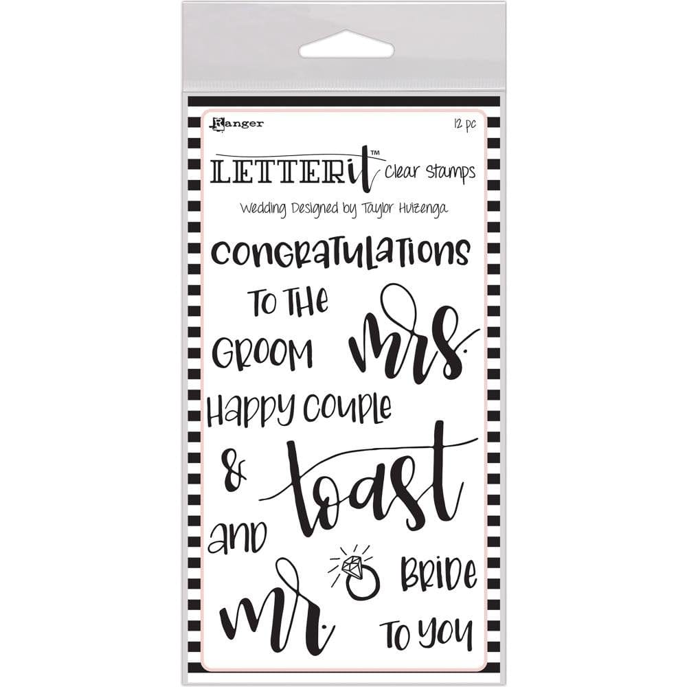 Ranger Letter IT Stamps - Wedding