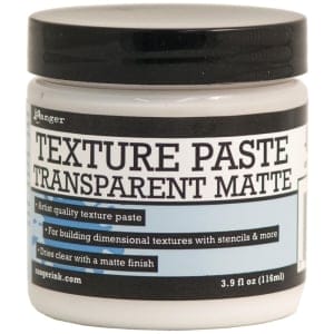 Ranger Texture Paste - Transparent Matte (4 oz)