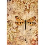 Stamperia Rice Paper A4 - Mixed Media Dragonfly