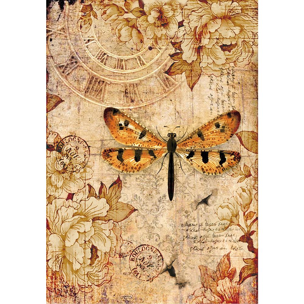 Stamperia Rice Paper A4 - Mixed Media Dragonfly Stamperia Rice Paper A4 - Mixed Media Dragonfly