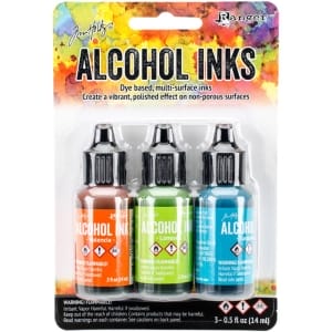 Tim Holtz Earth Tones Alcohol Inks - Springbreak (Pack of 3)
