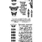 Tim Holtz Cling Stamps - Butterfly Melange