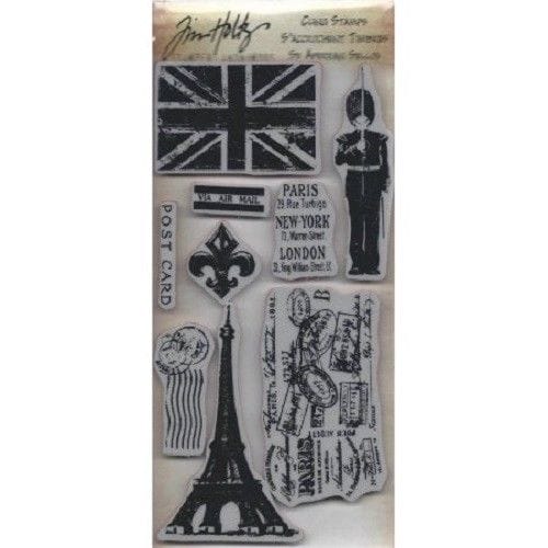 Tim Holtz Cling Stamps - Euro Elements tim holtz cling Stamps euro elements Tim Holtz Cling Stamps - Euro Elements