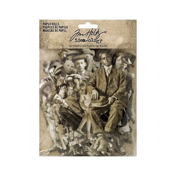 Tim Holtz Idealogy Paper Dolls Die-Cuts 83/Pkg - Solos