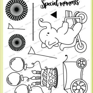 Tubby Photopolymer Clear Stamps - Adorable runner