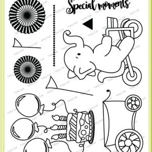Tubby Photopolymer Clear Stamps - Adorable runner
