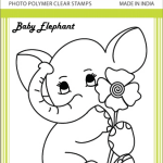 Tubby Photopolymer Clear Stamps - Baby Elephant