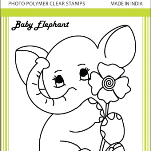 Tubby Photopolymer Clear Stamps - Baby Elephant
