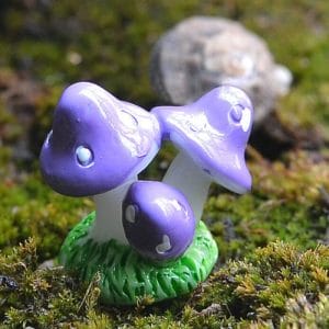 Miniatures - Purple Mushroom