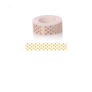 Foiled Washi Tape - Tiny Hearts