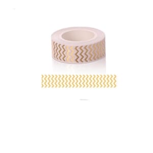 Foiled Washi Tape - Chevron