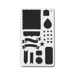 Planner Stencil - Frames (4 by 7 inch)