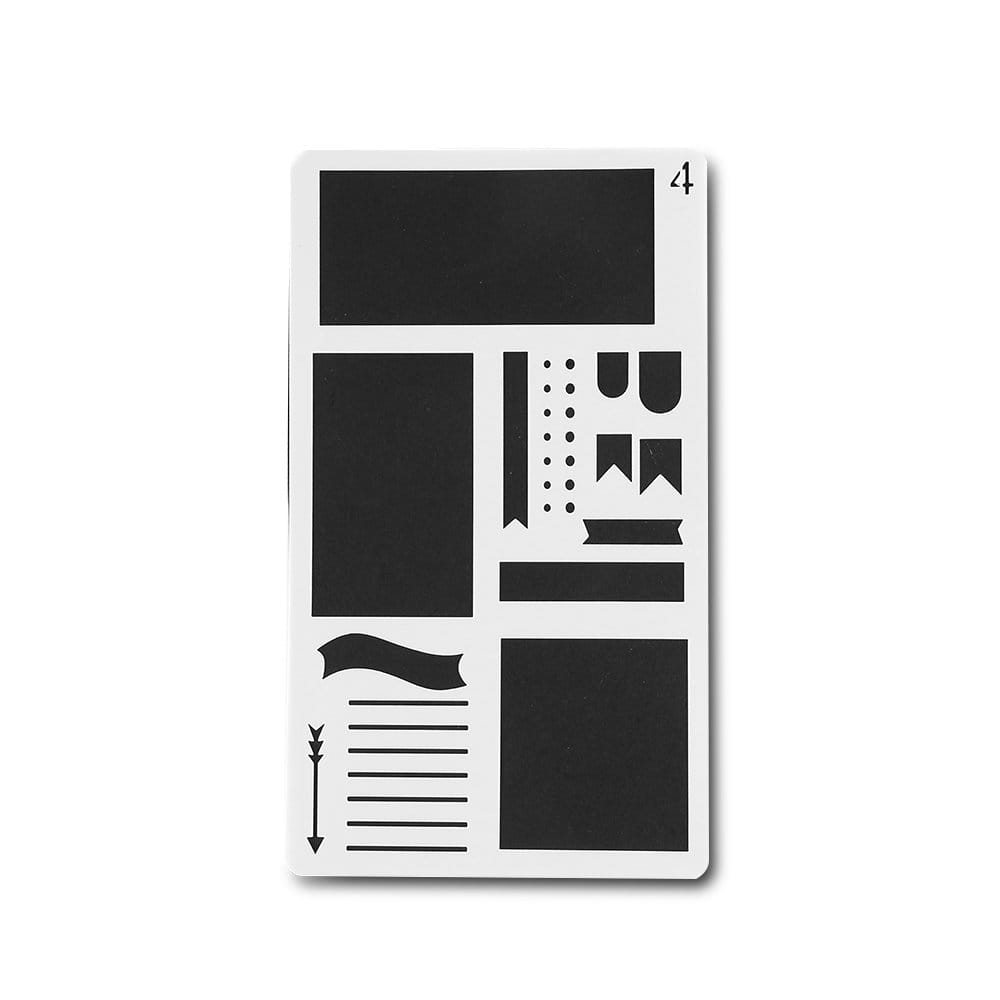 Planner Stencil - Notes (4 by 7 inch) CHCS 20 planner stencil notes Planner Stencil - Notes (4 by 7 inch)