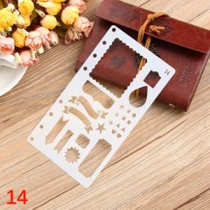 Planner Stencil - Shapes (4 by 7 inch)