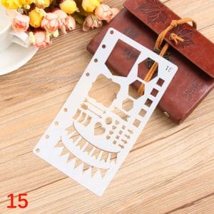 Planner Stencil - Shapes 2 (4 by 7 inch)