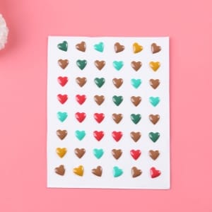Enamel Dots - Hearts (Design 2)