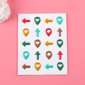 Enamel Dots - Arrows and Location