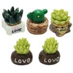 Miniatures - Succulents or Plants (4 pcs)