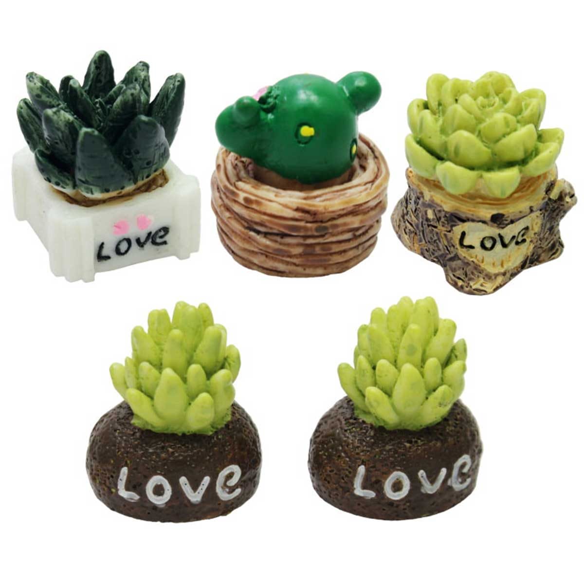 Miniatures - Succulents or Plants (4 pcs) DR 6 miniatures plants Miniatures - Succulents or Plants (4 pcs)