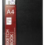 HS A4 hardbound sketchbook (110 gsm)