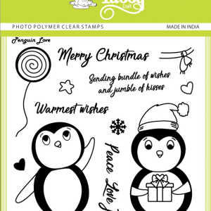Tubby Photopolymer Clear Stamps - Penguin love