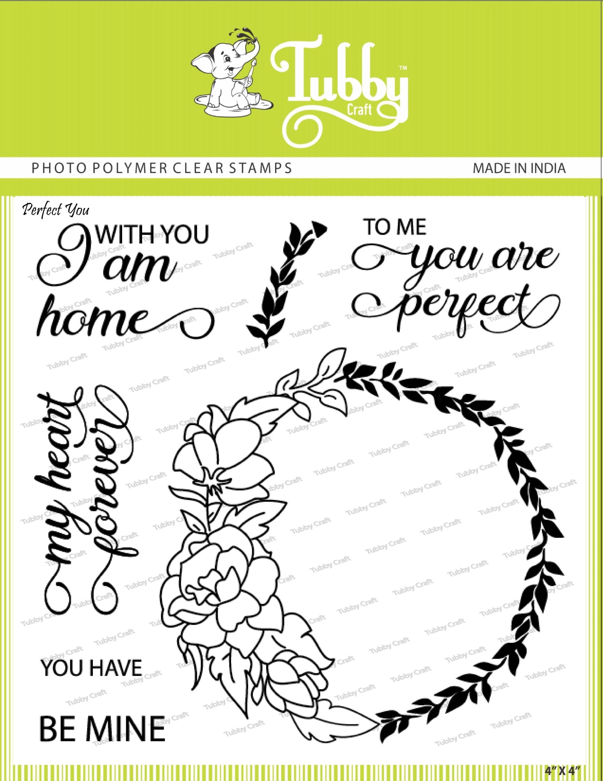 Tubby Photopolymer Clear Stamps - Perfect you Perfect You scaled Tubby Photopolymer Clear Stamps - Perfect you