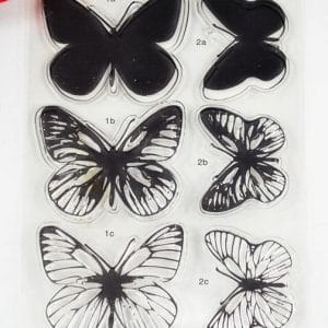 Layered Butterflies (Clear Stamp set and co-ordinating die)