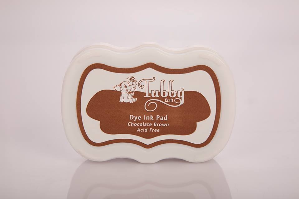 Tubby Craft Dye Ink Pad - Choclate Brown Tubby craft dye ink pads choclate brown Tubby Craft Dye Ink Pad - Choclate Brown