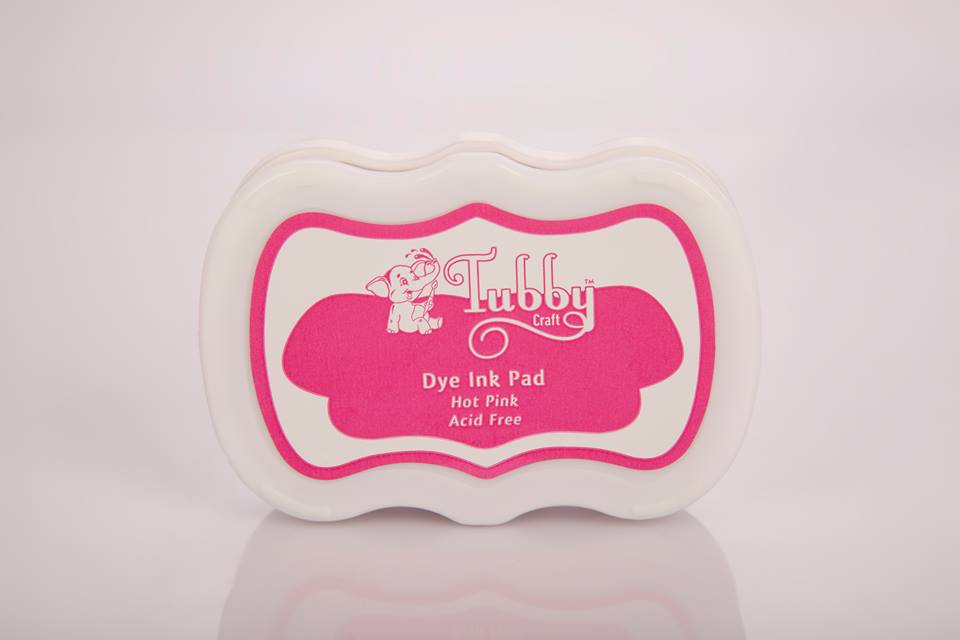 Tubby Craft Dye Ink Pad - Hot Pink Tubby craft dye ink pads hot pink Tubby Craft Dye Ink Pad - Hot Pink