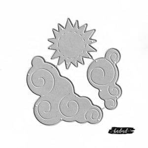 Steel Dies - Cloud and Sun (Set of 3 dies)