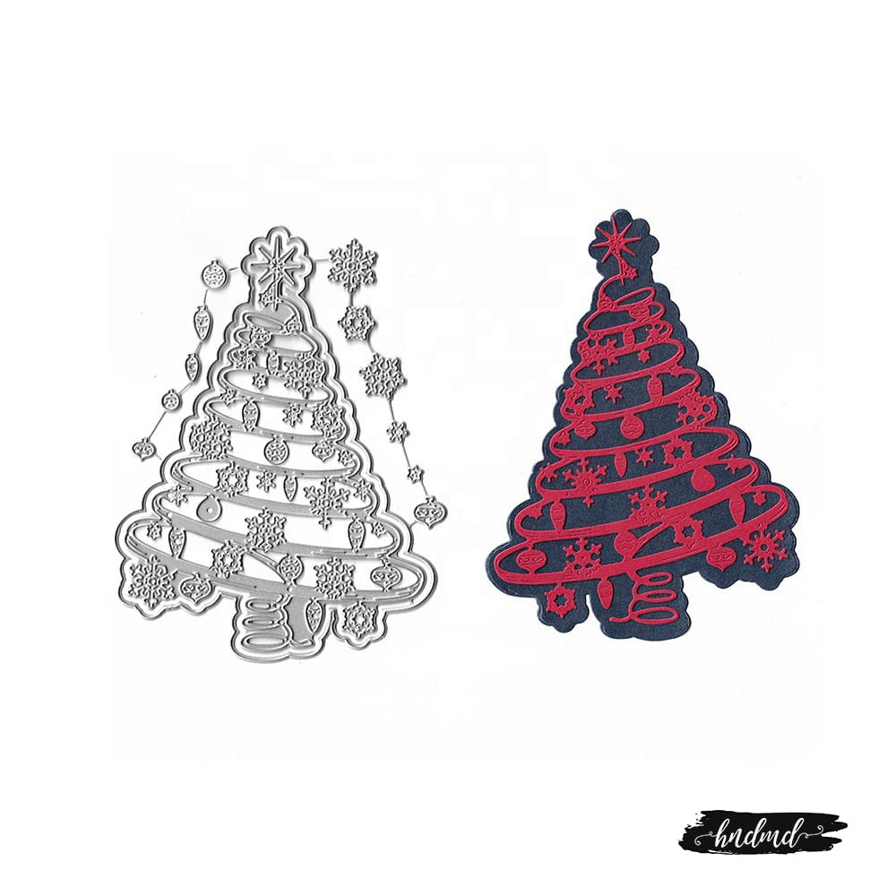 Steel Dies - Layered Christmas Tree (Set of 13 dies) XY388 steel cutting dies CraftAdda Steel Dies - Layered Christmas Tree (Set of 13 dies)