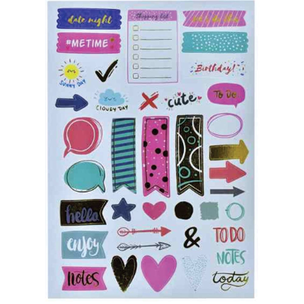 Sticker Monthly & Weekly Planner Stickers (YCLD-2) YCLV D 2 sticker Sticker Monthly & Weekly Planner Stickers (YCLD-2)