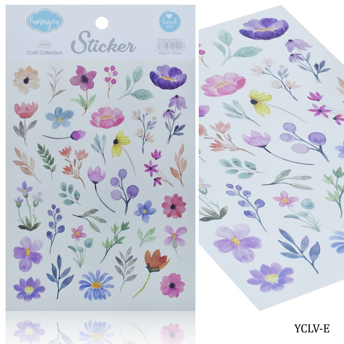 Sticker Funnyon Mix Flower YCLV-1 YCLV E sticker Sticker Funnyon Mix Flower YCLV-1