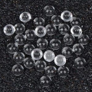 Clear Drops (6 mm) -- 100 pcs