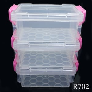 Plastic Storage Boxes - 3 pcs set (R702)