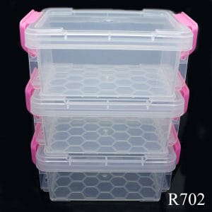 Plastic Storage Boxes - 3 pcs set (R702)