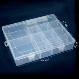 Plastic Storage Box with many compartments