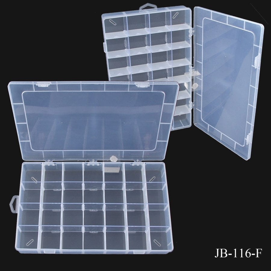28 compartment plastic storage box plastic storge containers JB 116 F 1 28 compartment plastic storage box