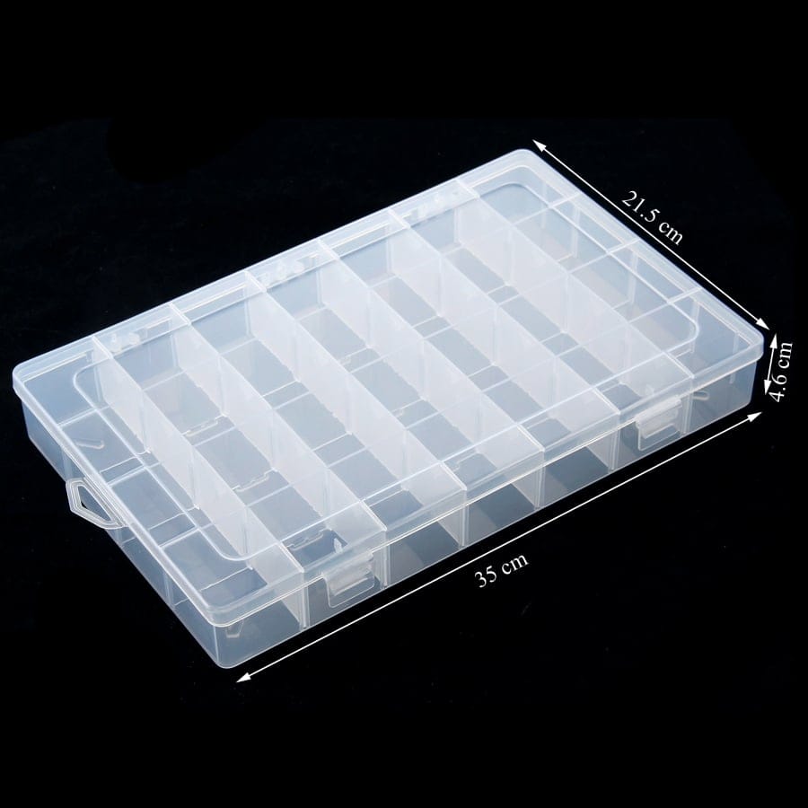 28 compartment plastic storage box plastic storge containers JB 116 F 2 plastic_storge_containers_JB-116-F_2