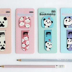Magnetic Bookmark - Cute Pandas