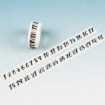 Numbered - Japanese Washi Tape CAWT-180