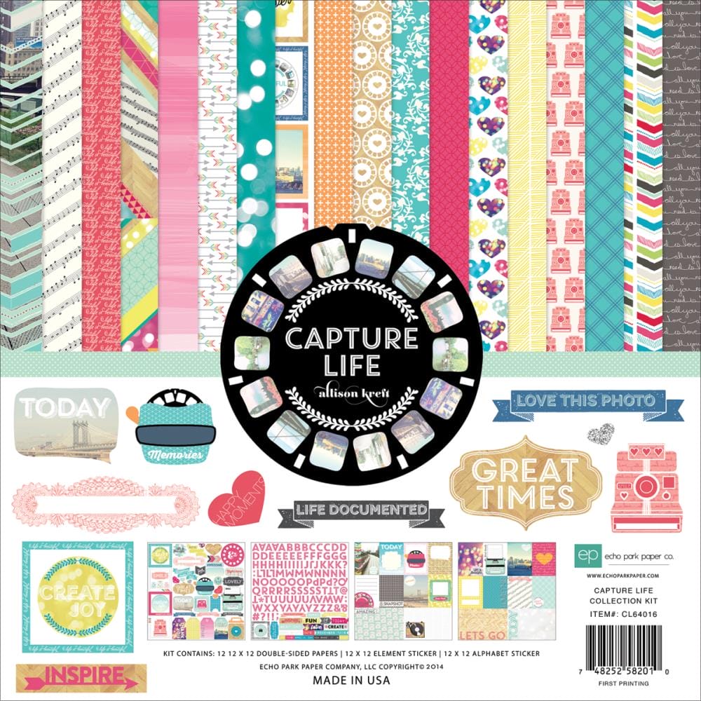 EchoPark paper pad - Capture Life Collection Kit (12 by 12 inch)
