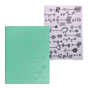 Embossing Folder - Arrows (4"X5.5")