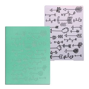 Embossing Folder - Arrows (4"X5.5")