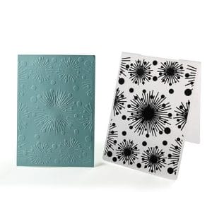 Embossing Folder - Fireworks (4"X5.5")